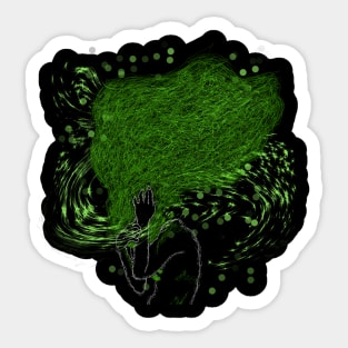 Green energy Sticker